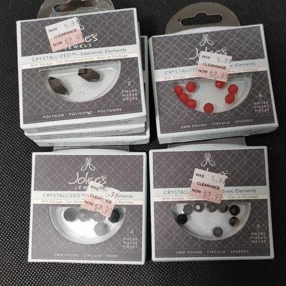 Swarovski Crystal elements - 6 packages - 27 pieces - Picture 1 of 5